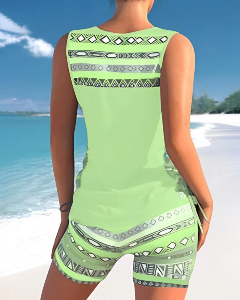 Selene - Trendy Tankini Swimsuit